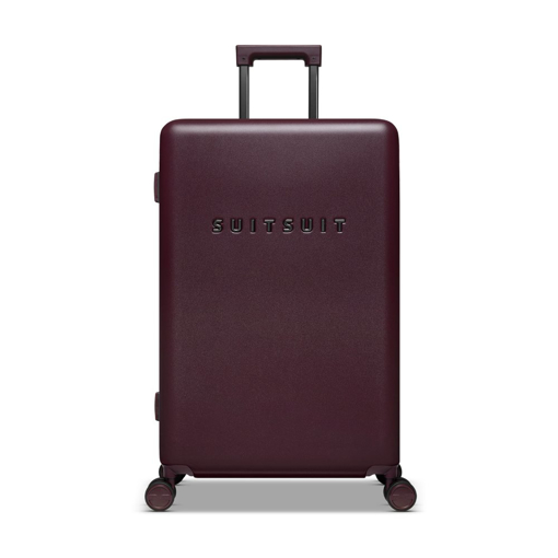 Obrázek z Plastový kufr SUITSUIT® Mystique Cherry Lacquer L - tmavě vínová - 91 L 