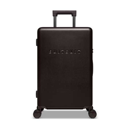 Obrázek z Plastový kufr SUITSUIT® Mystique Ground Coffee M - tmavě hnědá - 57 L 