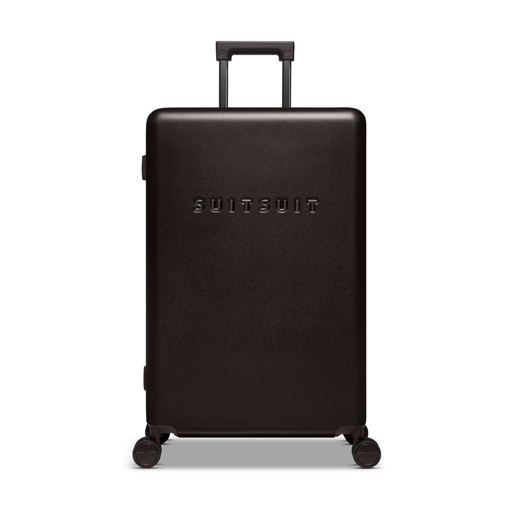 Obrázek z Plastový kufr SUITSUIT® Mystique Ground Coffee L - tmavě hnědá - 91 L 