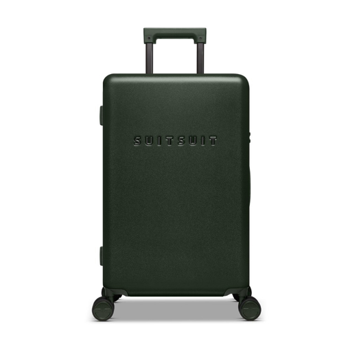 Obrázek z Plastový kufr SUITSUIT® Mystique Dark Olive M - tmavě zelená - 57 L 