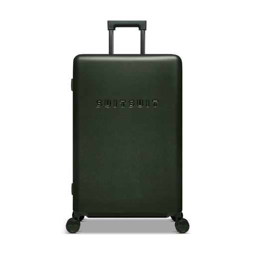 Obrázek z Plastový kufr SUITSUIT® Mystique Dark Olive L - tmavě zelená - 91 L 