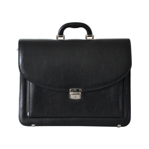 Obrázek z Aktovka REAbags 7614-TR - černá / nikl - 20 L 