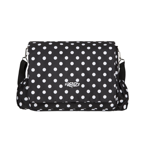 Obrázek z Taška přes rameno FRENZY BB-205 - černá / bílá - 15 L 