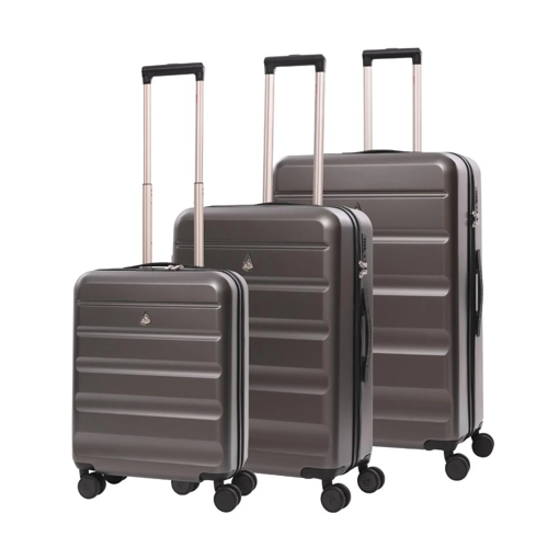 Obrázek z Sada cestovních kufrů AEROLITE T-635 - tmavě šedá - 100.8 / 67 / 38.8 L 