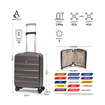 Obrázek z Sada cestovních kufrů AEROLITE T-635 - tmavě šedá - 100.8 / 67 / 38.8 L 