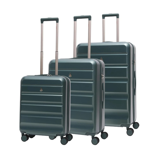 Obrázek z Sada cestovních kufrů AEROLITE T-635 - zelená - 100.8 / 67 / 38.8 L 