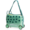 Obrázek z Dětský kufr Aerolite MiniMax Ride-On Dinosaurus - Zelená - 29 L 