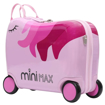 Obrázek z Dětský kufr Aerolite MiniMax Ride-On Unicorn - Růžová - 29 L 