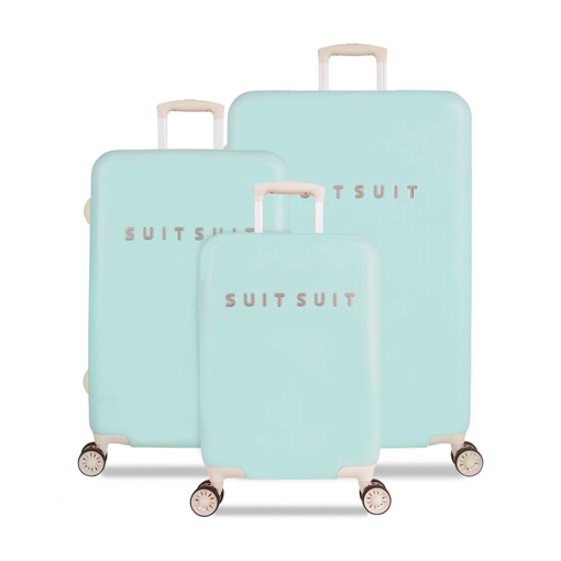 Obrázek z Sada cestovních kufrů SUITSUIT® Fabulous Fifties Luminous Mint - zelená - 91 L 
