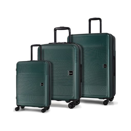 Obrázek z Sada cestovních kufrů ROCK Lincoln - zelená - 98 / 62 / 31 L 
