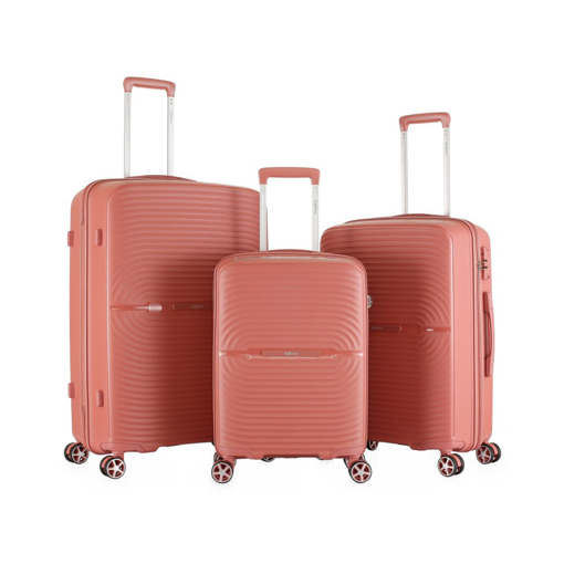 Obrázek z Sada cestovních kufrů HIGHBURY Venice - růžová - 86 / 57 / 34 L 