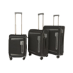 Obrázek z Sada cestovních kufrů HIGHBURY Kepler - černá / šedá - 99 / 63 / 34 L 
