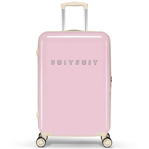 Obrázek z Plastový kufr SUITSUIT® Fabulous Fifties Pink Dust M - růžová - 60 L 