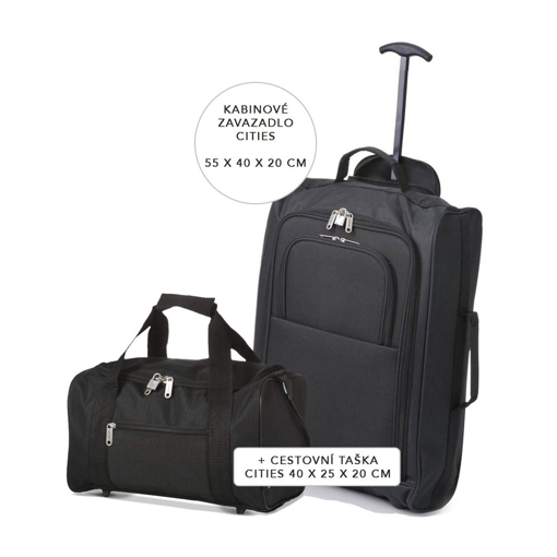 Obrázek z Cestovní set CITIES - Černá - 36 / 20 L 