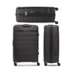 Obrázek z Sada cestovních kufrů AEROLITE T-155 2 ks - černá - 100.8 / 39.6 L 