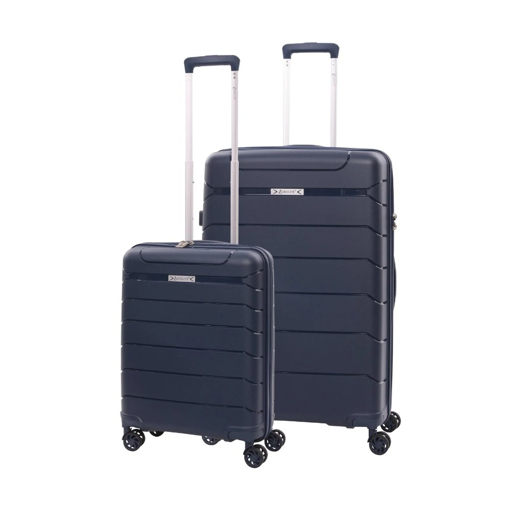 Obrázek z Sada cestovních kufrů AEROLITE T-155 2 ks - tmavě modrá - 100.8 / 39.6 L 