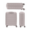 Obrázek z Sada cestovních kufrů AEROLITE T-155 2 ks - béžová - 100.8 / 39.6 L 