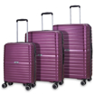 Obrázek z Sada cestovních kufrů ROCK Hydra-lite - fialová - 98 / 63 / 35 L 