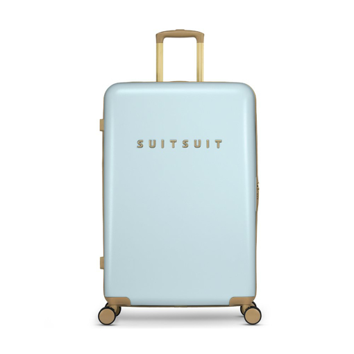 Obrázek z Plastový kufr SUITSUIT® Fusion Powder Blue L - modrá - 91 L 