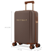 Obrázek z Kabinový kufr SUITSUIT® Serenity Chocolate Brown S - hnědá - 32 L 