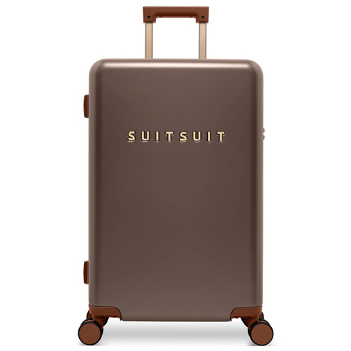 Obrázek z Plastový kufr SUITSUIT® Serenity Chocolate Brown M - hnědá - 60 L 