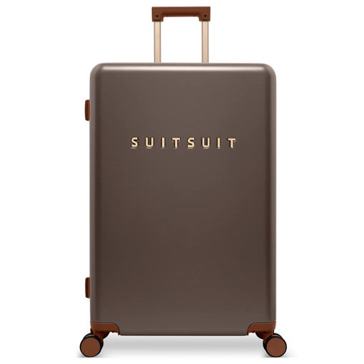 Obrázek z Plastový kufr SUITSUIT® Serenity Chocolate Brown L - hnědá - 91 L 