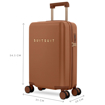 Obrázek z Kabinový kufr SUITSUIT® Serenity Caramel Café S - hnědá - 32 L 