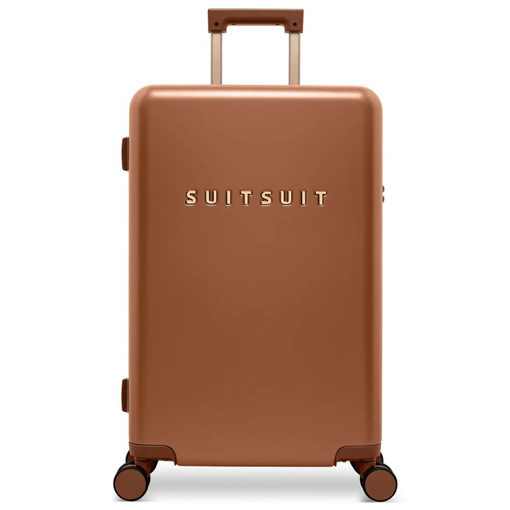 Obrázek z Plastový kufr SUITSUIT® Serenity Caramel Café M - hnědá - 60 L 