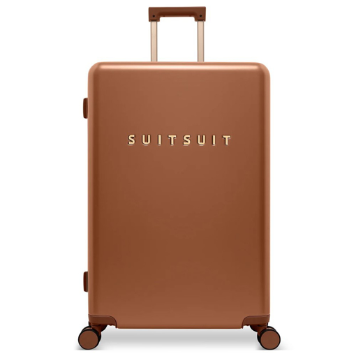 Obrázek z Plastový kufr SUITSUIT® Serenity Caramel Café L - hnědá - 91 L 