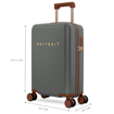 Obrázek z Kabinový kufr SUITSUIT® Serenity Atlantic Deep S - šedá - 32 L 