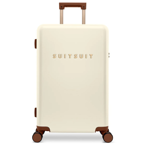 Obrázek z Plastový kufr SUITSUIT® Serenity Whisper White M - bílá - 60 L 