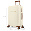 Obrázek z Plastový kufr SUITSUIT® Serenity Whisper White M - bílá - 60 L 