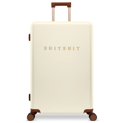 Obrázek z Plastový kufr SUITSUIT® Serenity Whisper White L - bílá - 91 L 