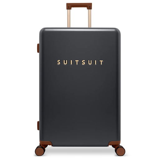Obrázek z Plastový kufr SUITSUIT® Serenity Black Olive L - černá - 91 L 