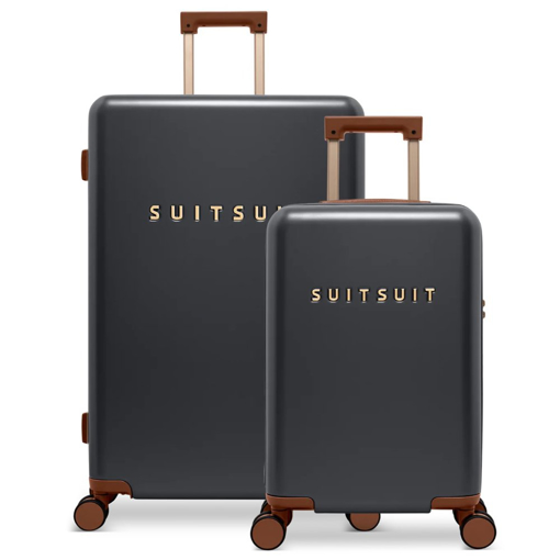 Obrázek z Sada cestovních kufrů SUITSUIT® Serenity Black Olive 2 ks - černá - 91 / 32 L 