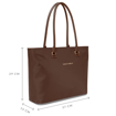 Obrázek z Dámská taška SUITSUIT® Serenity Chocolate Brown - hnědá - 16 L 