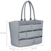 Obrázek z Dámská taška SUITSUIT® Fusion Frosted Grey BF-66120 - šedá - 22 L 