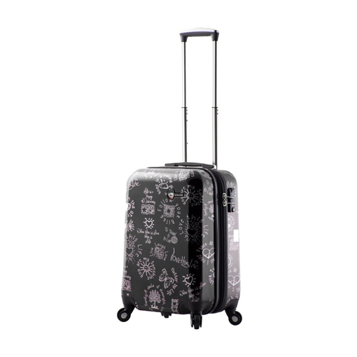 Obrázek z Kabinový kufr MIA&nbsp;TORO Love This Life Medallions S - černá - 39 L 