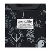 Obrázek z Kabinový kufr MIA&nbsp;TORO Love This Life Medallions S - černá - 39 L 